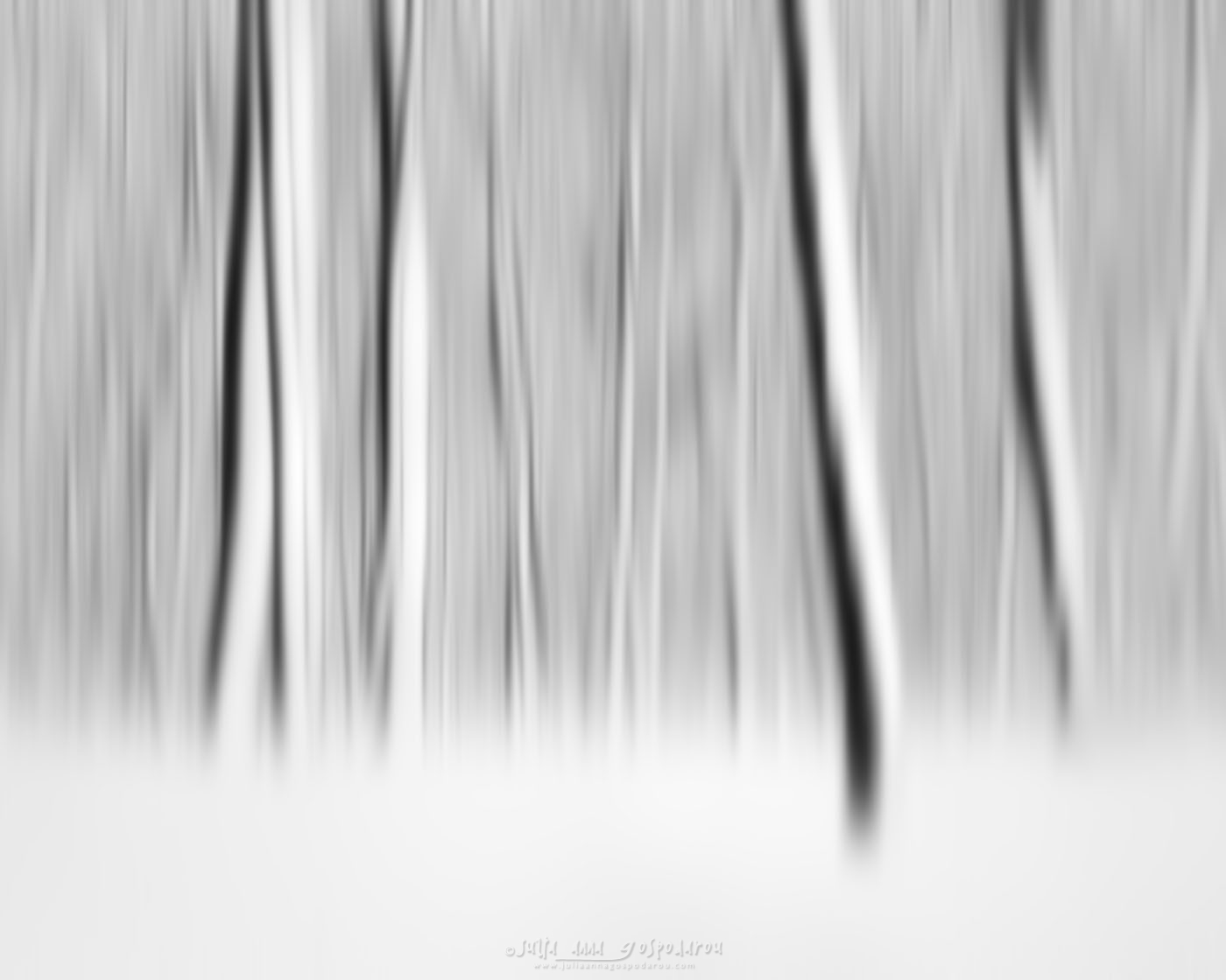 <center><p style="color:#FFFFFF;">Flowing Dance VI - White Sounds © Julia Anna Gospodarou - intentional camera movement, icm, winterscape, Landscape</p></center>