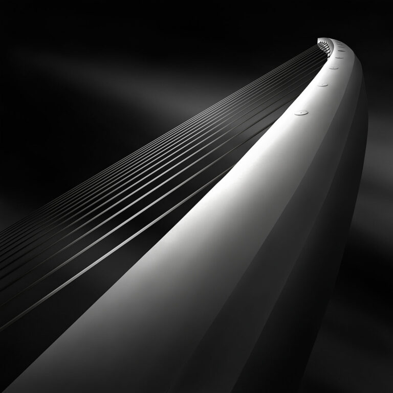 Like A Harp’s Strings III – Rising – Calatrava Bridge Athens