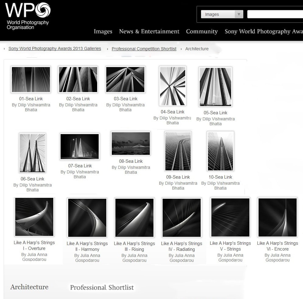 SWPA 2013 - Sony - World Photography Awards - Top 10 Finalist - Architecture Professionals