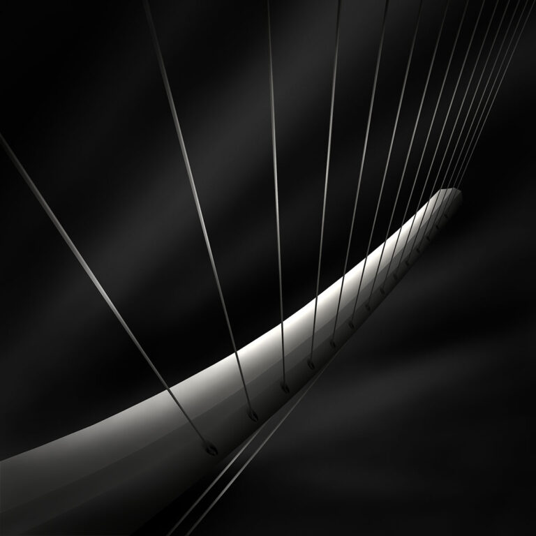 Like A Harp’s Strings IV – Radiating – Calatrava Bridge Athens
