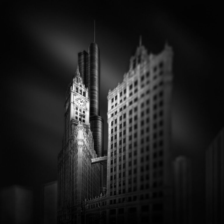 VISION AND MAKING OF FLUID TIME IV – STOPPING TIME – WRIGLEY BUILDING & TRUMP TOWER CHICAGO