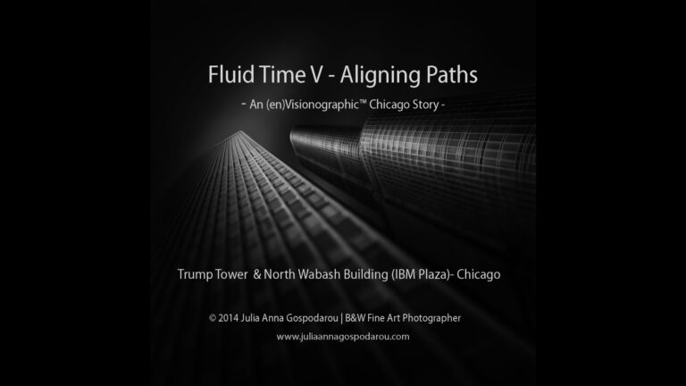 BLACK AND WHITE FINE ART VIDEO TUTORIAL – FLUID TIME V – TRUMP TOWER AND IBM BUILDING CHICAGO