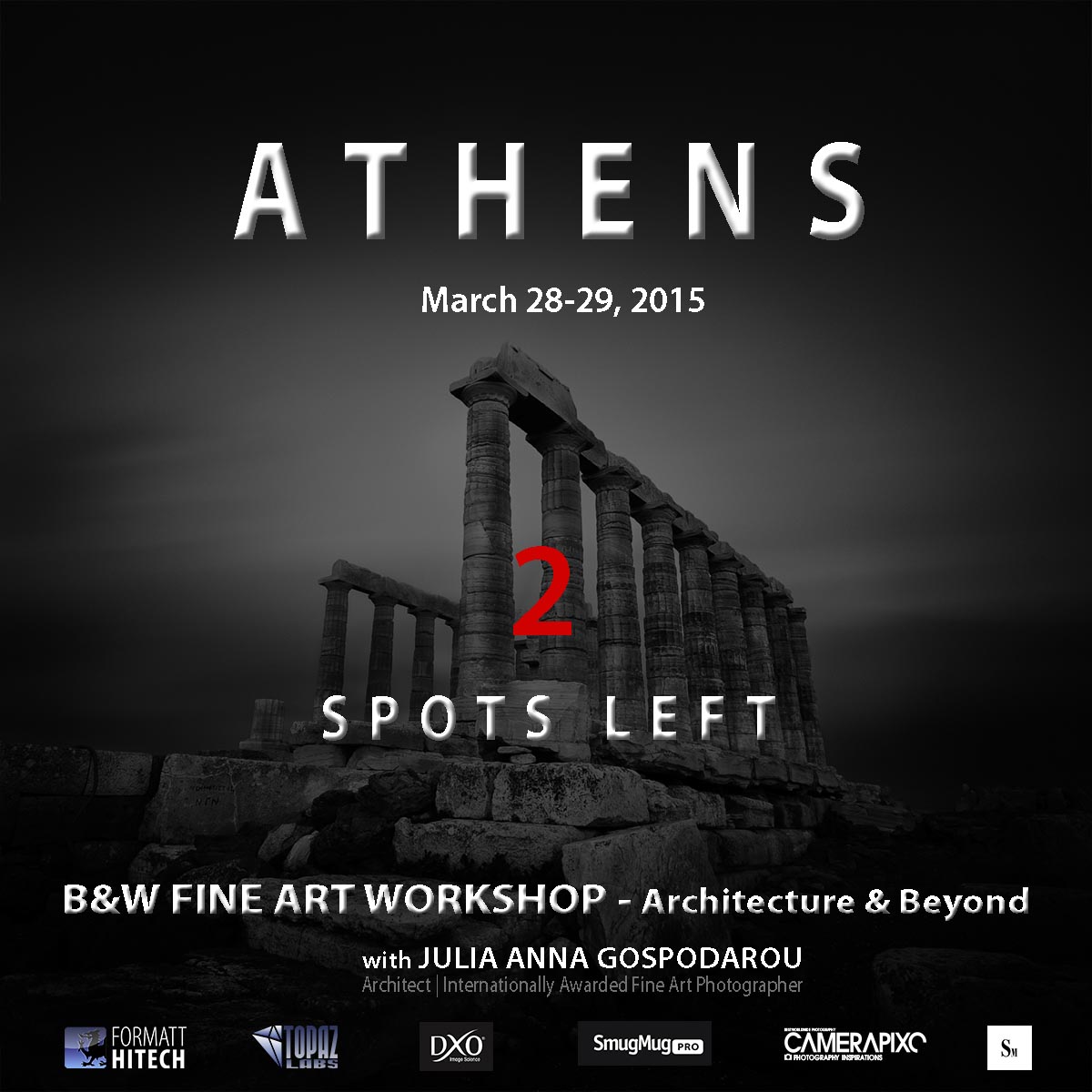 Athens Workshop 2015 - 2 Spots Left