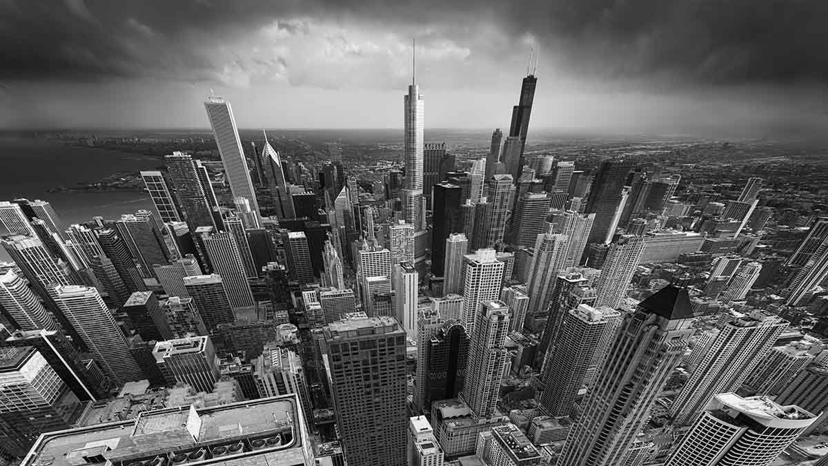 Urban saga III - Straightforward black and white conversion - The base for applying Photography Drawing (PhtD)