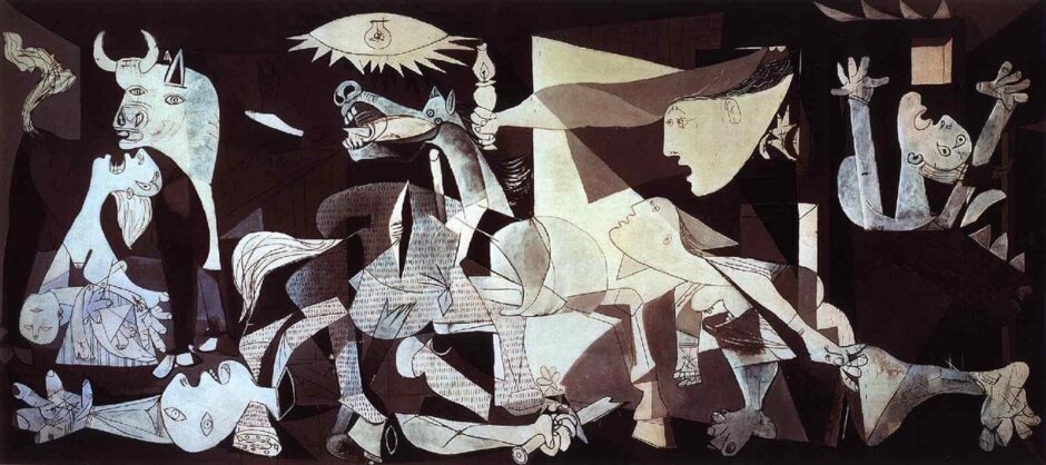 Famous paintings_Pablo Picasso - Guernica