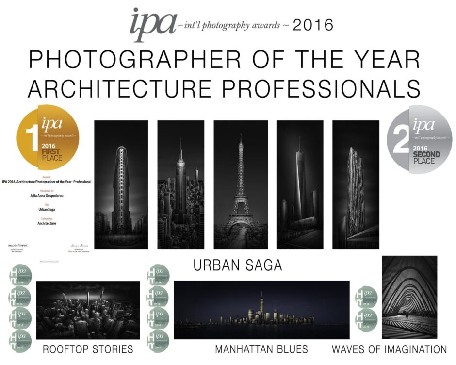 Julia Anna Gospodarou - IPA 2016 International Photography Awards Photographer of the Year Architecture Professionals