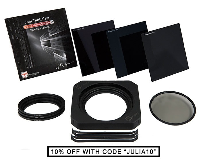 Long exposure kit Joel Tjintjelaar Signature Edtion - 10, 6, 3-stop nd filters
