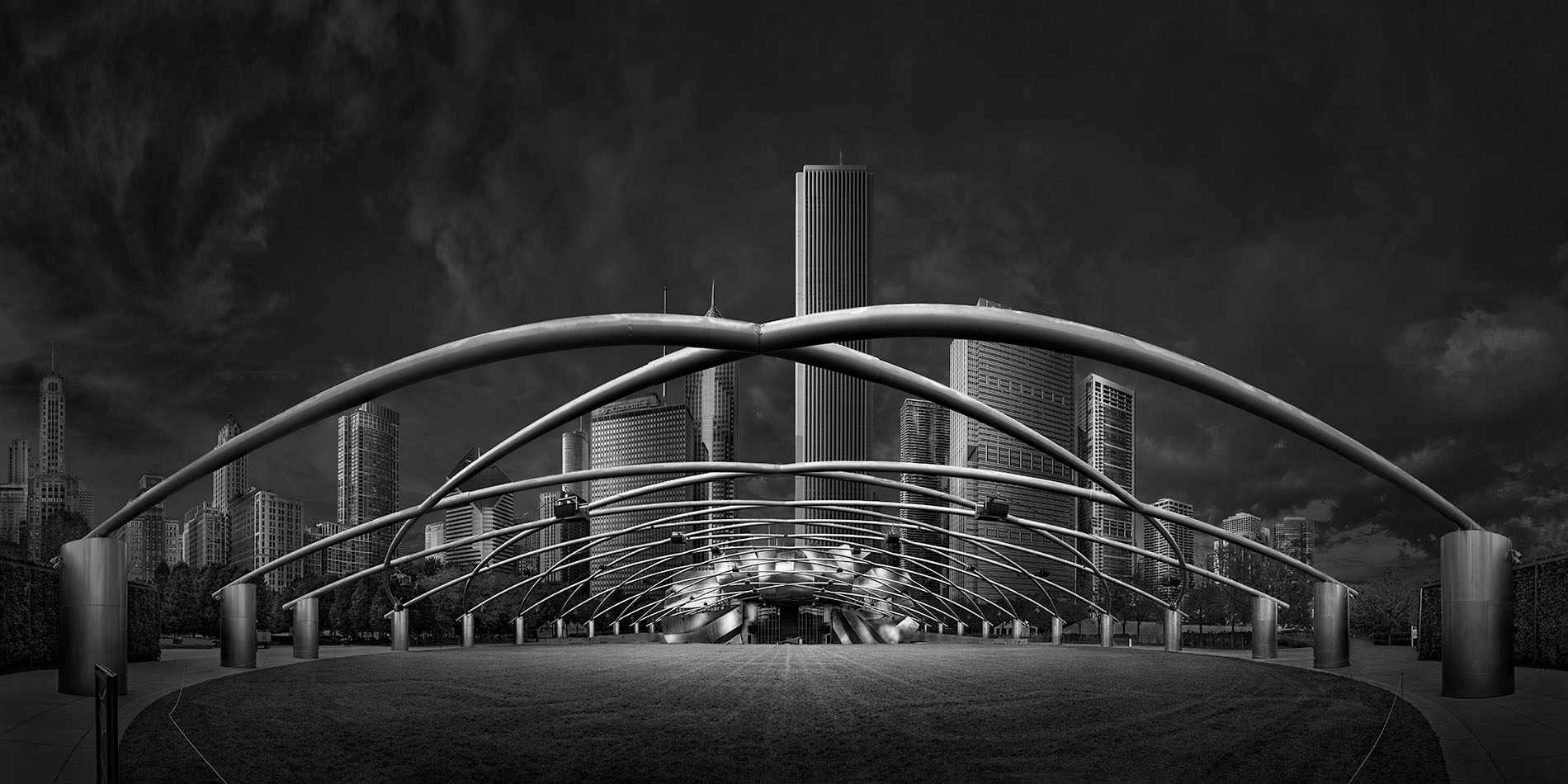 Frank Gehry architect Pritzker pavilion Millennium Park Chicago