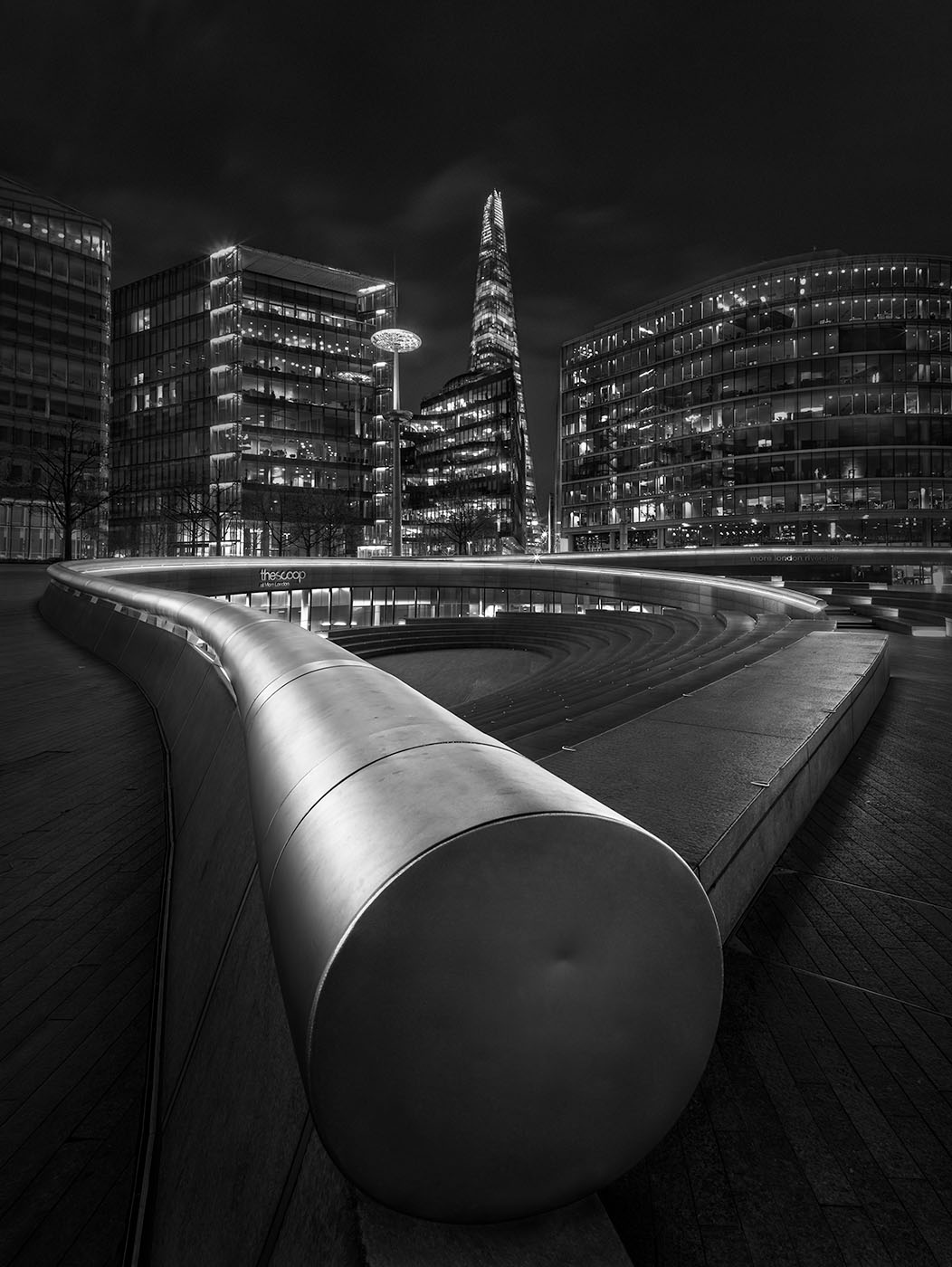 More London The Scoop and Shard - complete guide to night photography