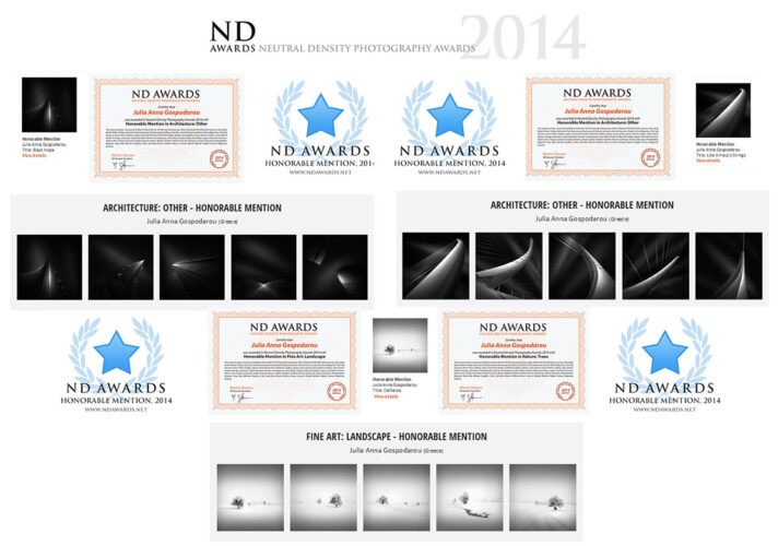 julia anna gospodarou ND AWARDS 2014 - NEUTRAL DENSITY AWARDS