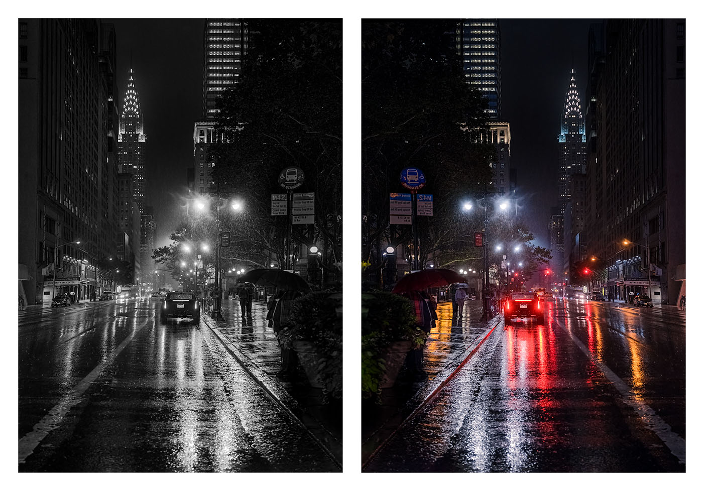Julia Anna Gospodarou Duality New York in Color and black and white - complete guide to night photography