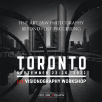 Toronto 2022 workshop black and white fine art photography