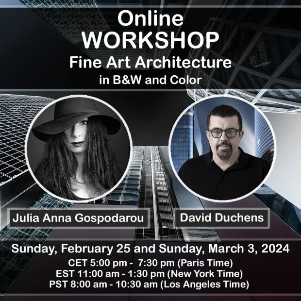 fine art architecture photography in black and white and color workshop